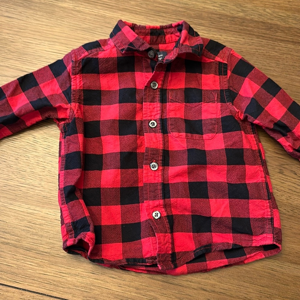 Boys Buffalo Check Shirt